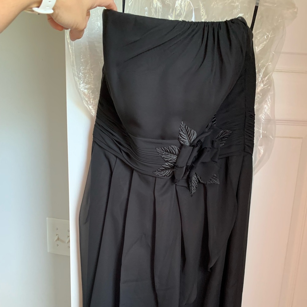 Black bridesmaid dress